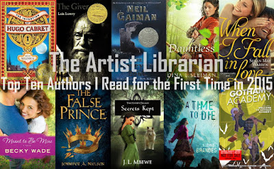 A photo of The Artist Librarian's Top Tuesday: Authors I Read for the First Time in 2015