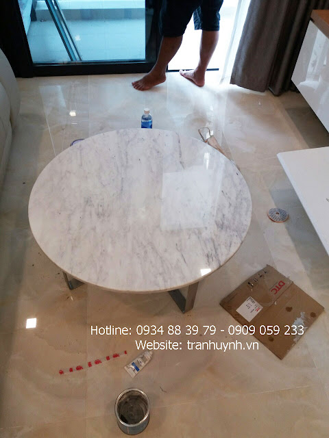 Bàn ăn mặt đá Marble 