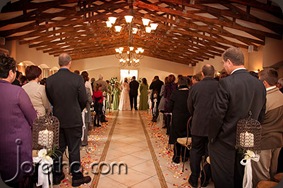 Bride and groom standing in front of the altar with their daughters - Joretha Taljaard Wedding Photographer Wedding Photos Wedding Photography