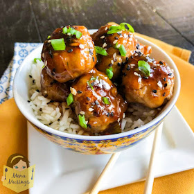 Asian Turkey Meatballs_menumusings.com