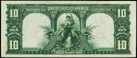1901 10 Dollars Legal Tender Note