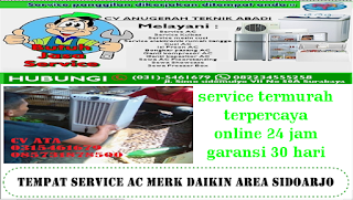 Tempat Service AC Merk Daikin Area Sidoarjo 