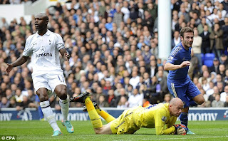 Hasil Pertandingan Tottenham Hotspur vs Chelsea 2-4, 20 Oktober 2012