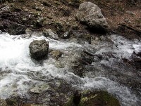 Prečkanje Završnice pod Tinčkovo kočo