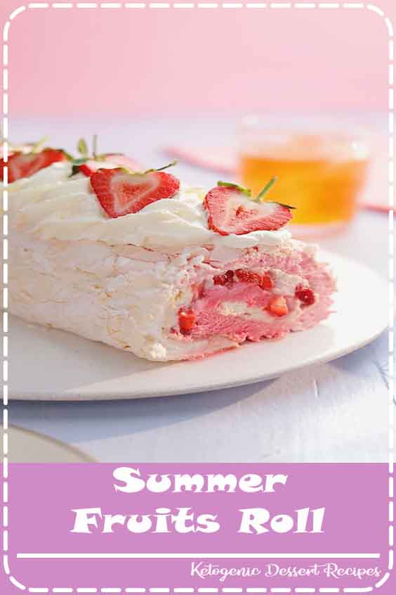 We've combined a pavlova and a swiss roll to make your ultimate fruity dessert! This strawberry meringue roll is a sure crowd pleaser!