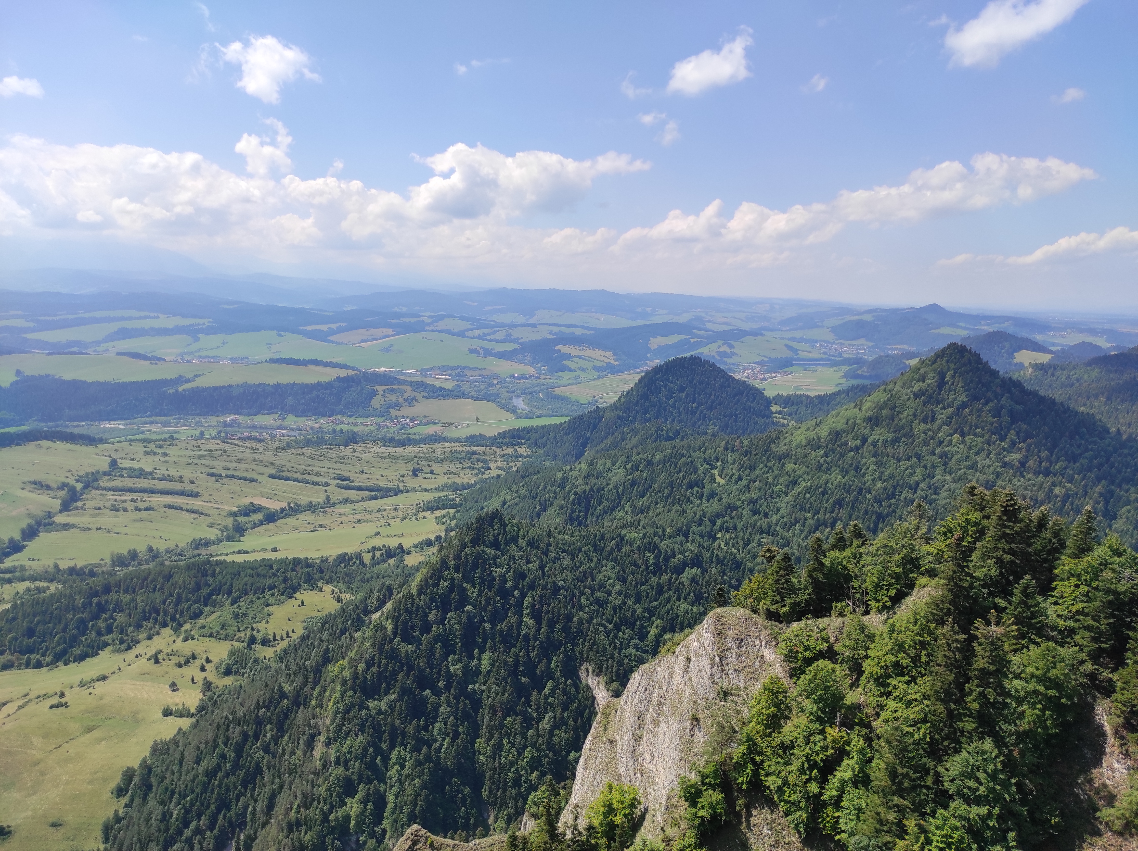 Panorama z Trzech Koron Pieniny