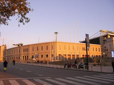 Olympic Stadium in the heart of the Olympic Ring in Montjuïc