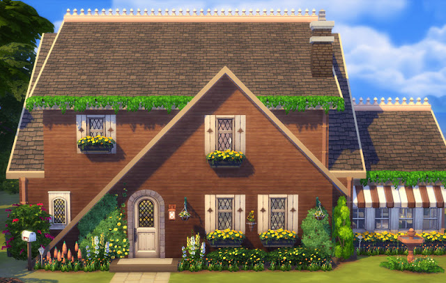 Country A-frame Sims 4 House