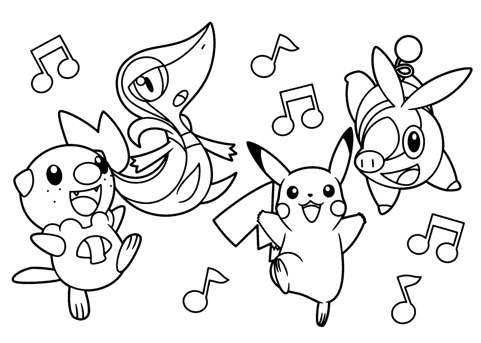 Free Pokemon Coloring Pages For Kids 2016