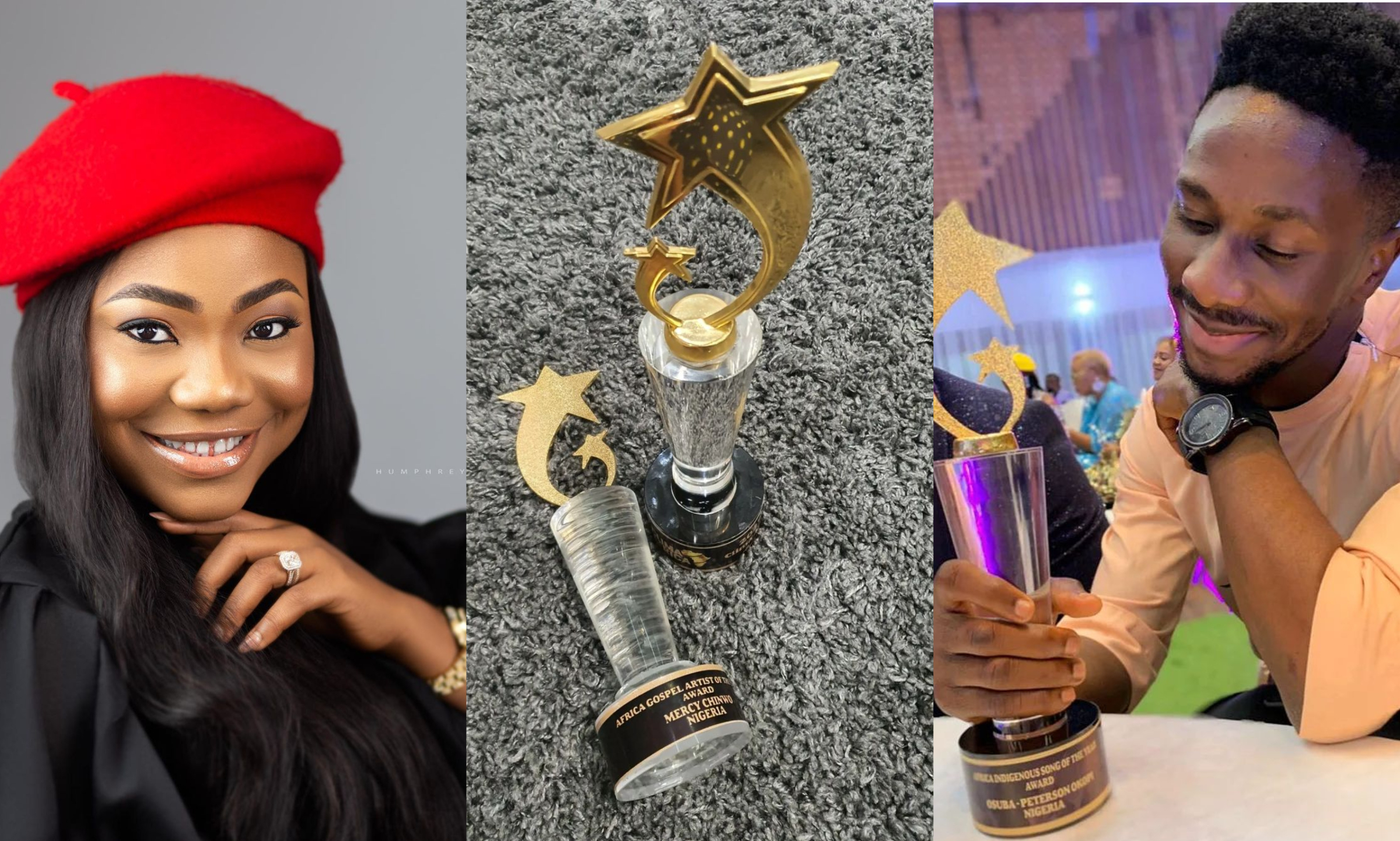 Mercy Chinwo, Okopi Peterson Bag Double Awards At CLIMA 2022