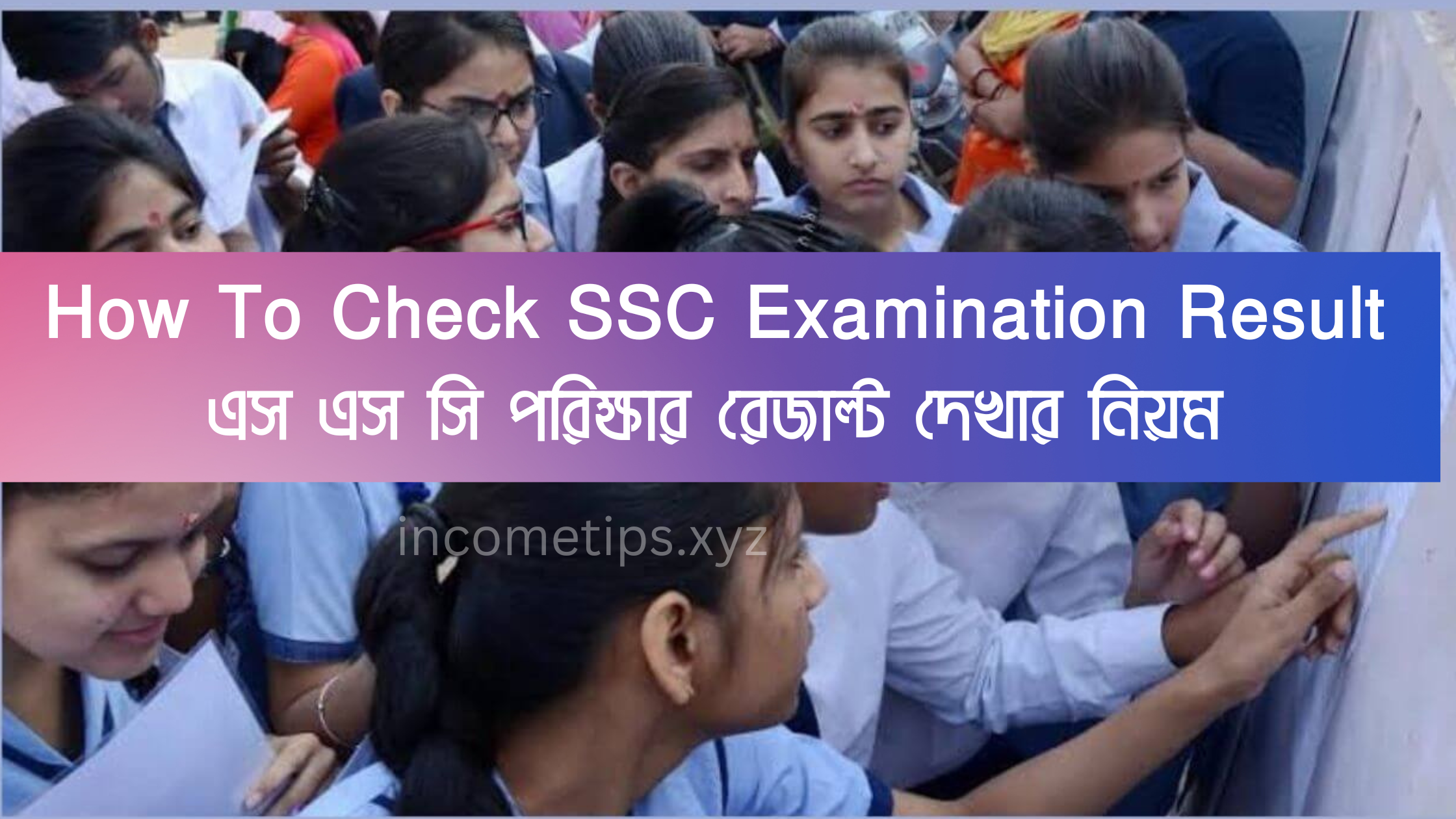 How To Check SSC Examination Result এস এস সি পরিক্ষার রেজাল্ট দেখার নিয়ম
