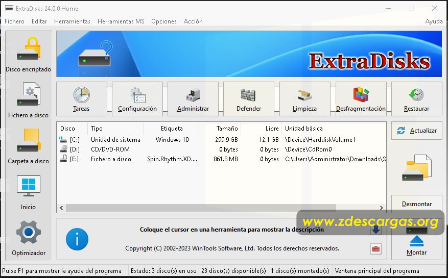 ExtraDisks Home Full Español