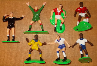 Afro-Carribean Footballers; Afro-Carribean Players; Anniversary House; Black Footballers; Black Players; Cake Decoration Figures; Cake Decorations; Carded Toy; Coloured Footballers; Coloured Players; Ethnic Figurines; Football; Football Association; Football Game; Football Players; Knightsbridge PME Ltd.; Players; PME Cake Decorations; PME Footballers; PME Soccer Players; Small Scale World; smallscaleworld.blogspot.com; Soccer; Soccer Football; Soccer Player Toys; Soccer Players; Wilton's;