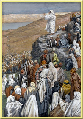 "The Sermon of the Beatitudes" -- by James Tissot - PD-1923