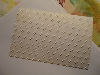 Panel embossed with dots