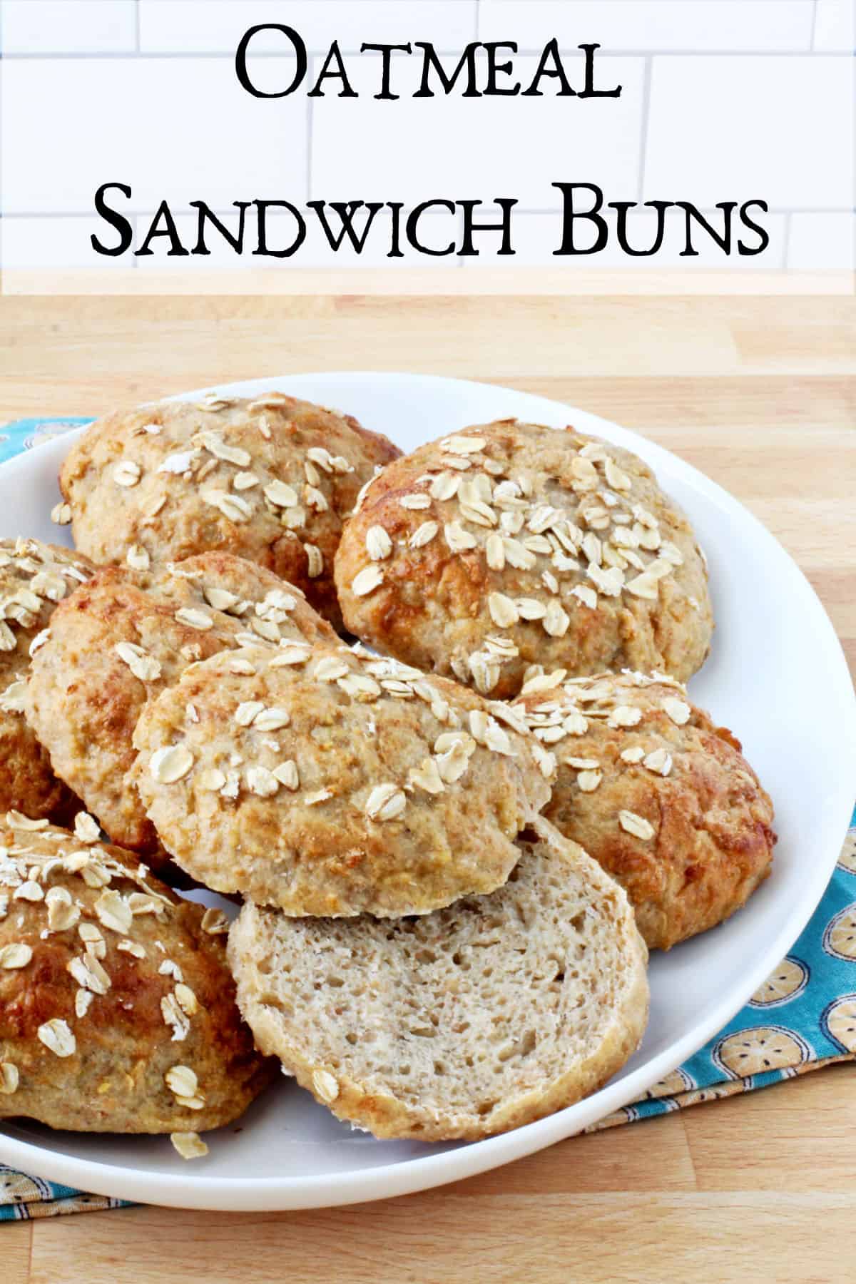 Oatmeal Burger Buns Oatmeal Burger Buns