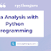 Data Analysis with Python Programming