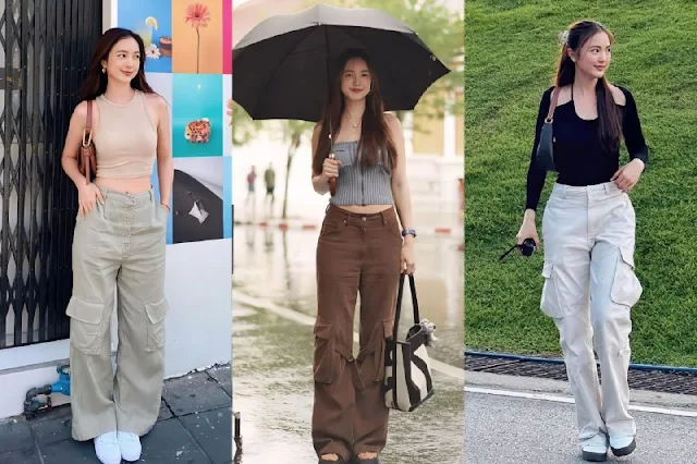 Mix and Match Outfit Ideas with Cargo Pants from Bua Nalinthip