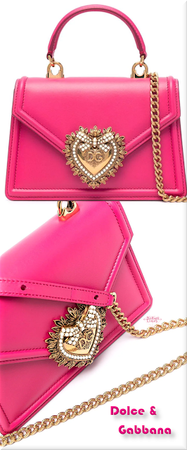 ♦Dolce & Gabbana small pink Devotion mini tote bag #dolcegabbana #bags #pink #pantone #brilliantluxury