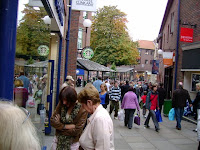 Busy shopping centre