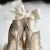 Sparkling glitter Indian Silver color wedding shoes 