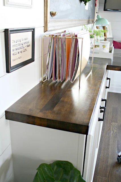 How to finish butcher block counters