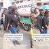 SHAME PARADE! A young man caught with his neighbor’s wife forced to share one trouser with her and paraded in a busy town (VIDEO)