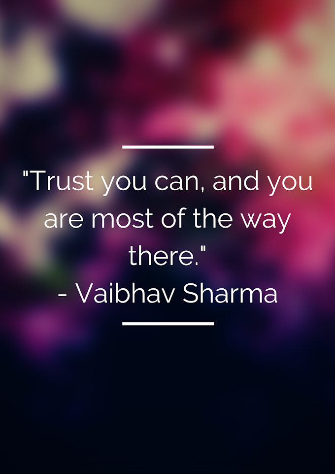 4 Powerful reasons to believe in yourself to achieve your Career| Vaibhav Sharma 