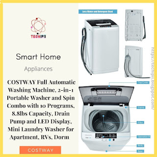 COSTWAY Washing Machine and dryers - techipii