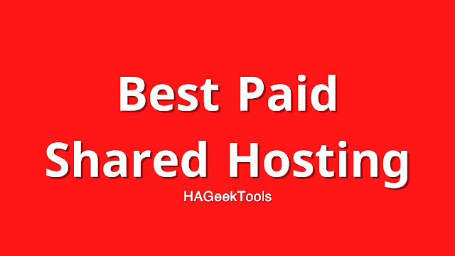 Best Paid Shared Hosting 2021