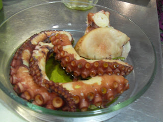 Pulpo cocido.