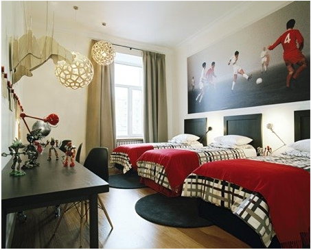 Young Boys Sports Bedroom Themes | Design Inspiration of Interior,room ...