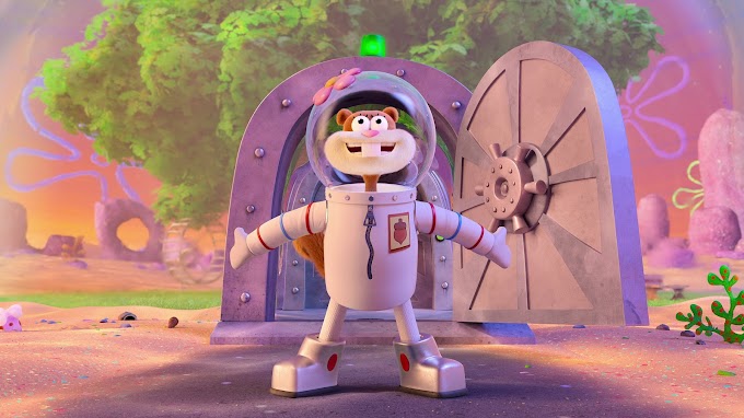 Sandy Bochechas assume o comando em novo filme de Bob Esponja na Netflix