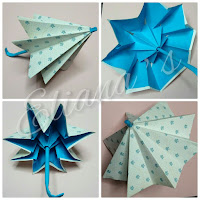 Paraguas de Origami