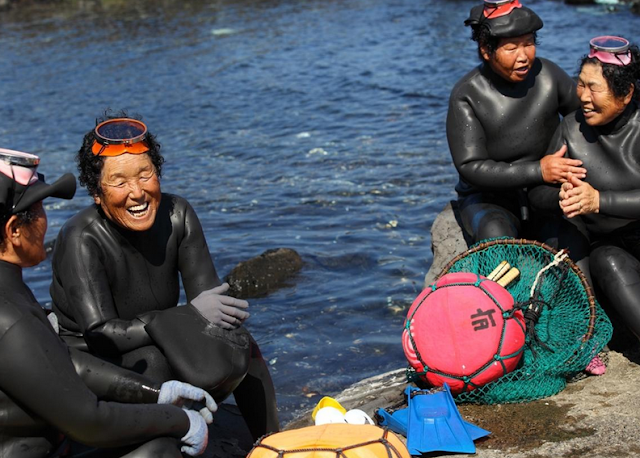 le Haenyeo, donne pescatrici dell'isola di Jeju