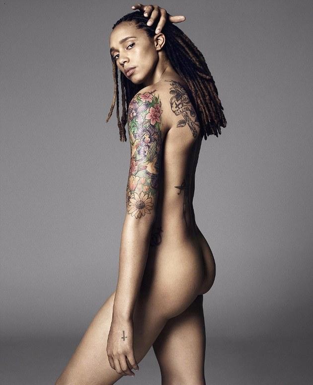 Basketball player Brittney Griner goes fully nude for ESPN's.