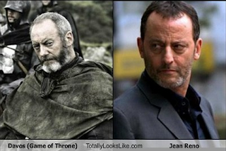 Liam Cunningham - Jean Reno Separated at Birth?