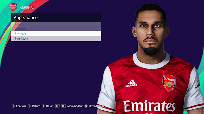 PES 2021 Faces William Saliba by SR