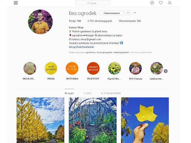 ogrodnicza konta, instagramowe profile, profil ogrodniczy, na Instagramie, ogród przydomowy, instagramowe profile ogrodnicze