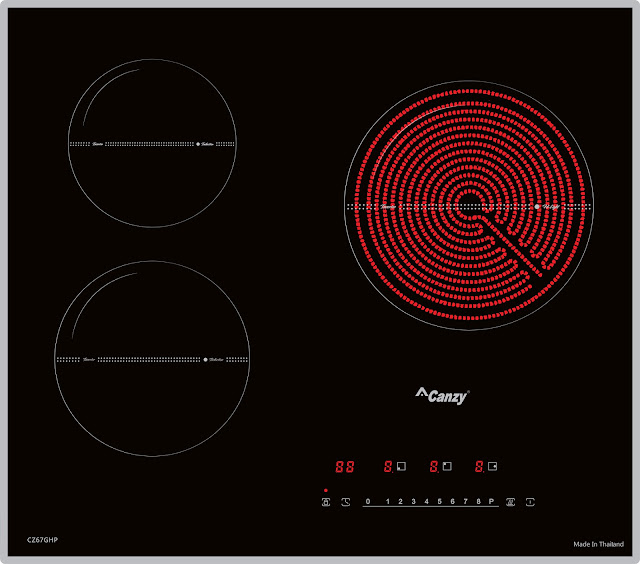 Bếp điện từ ba Canzy CZ-67GHP (Thái Lan)