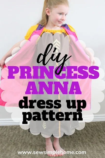 Sew up your own diy anna costume with this free peasant dress pattern and sewing tutorial.