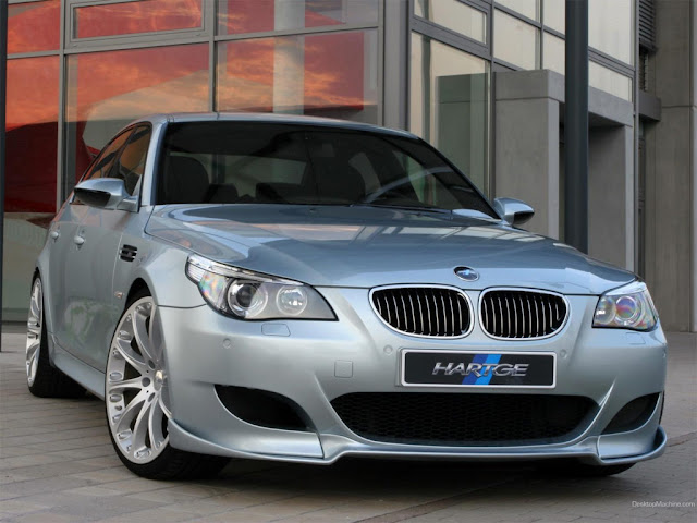 Elegant front image of BMW 5