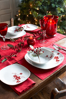 Christmas Table Decoration Red part 4