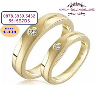 cincin kawin emas no 134