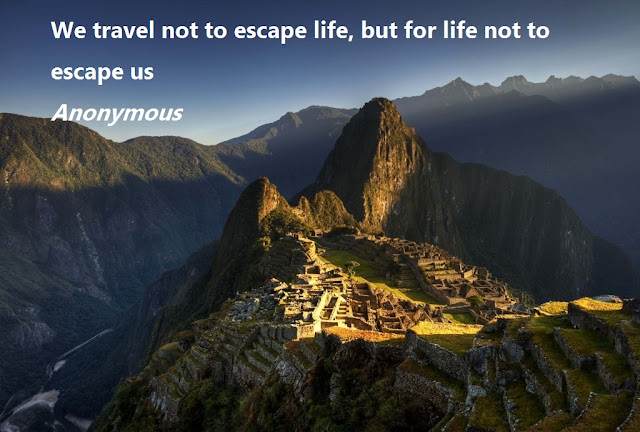 Travel saying for life