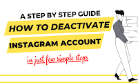 How to deactivate Instagram Account