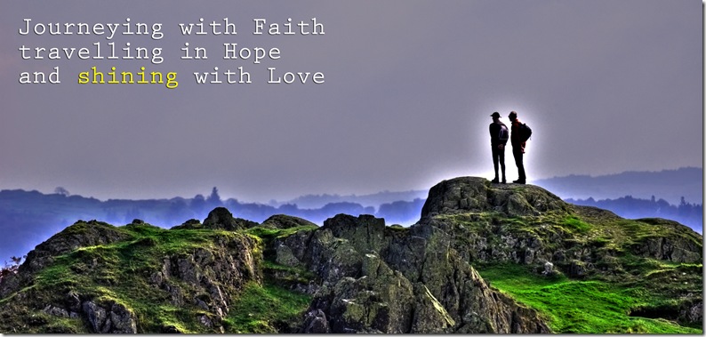 journeying with faith travelling in hope and shining with love copy