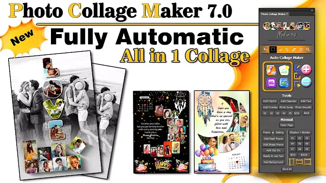 Collage Maker V7.0, A Powerful Collage Software, All in 1 Collage Design