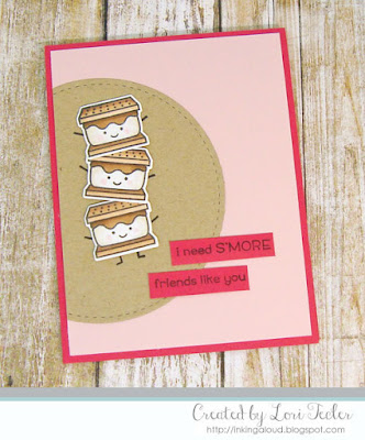 I Need S'more Friends Like You card-designed by Lori Tecler/Inking Aloud-stamps from Lawn Fawn