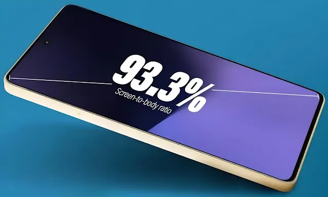 Poco X6 Neo boasts a 93.3% screen-to-body ratio.